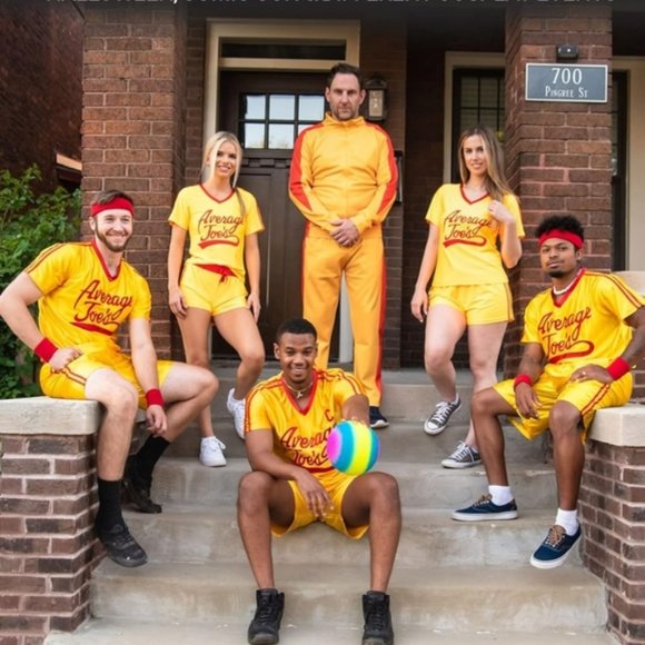 Halloween Other Dodgeball Average Joes Yellow Jersey Costume Xxl